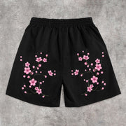 Japanese Cherry Blossom Pattern Street Shorts