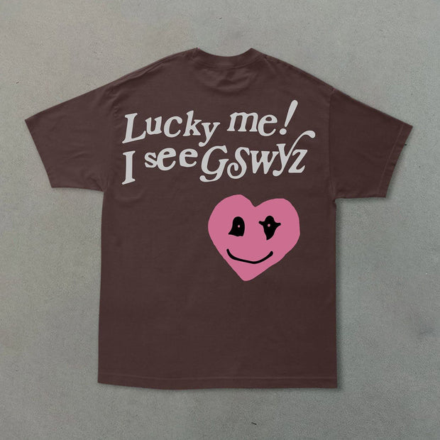 Retro casual trendy short-sleeved T-shirt