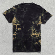 Skull Print Tie-Dye Short Sleeve T-Shirt