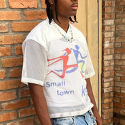 Casual Street Retro Mesh Jersey