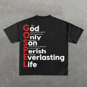 Gospel Print Short Sleeve T-Shirt