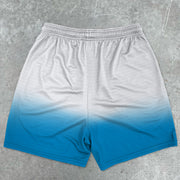 Trendy Retro Contrast Gradient Sports Shorts