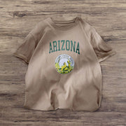 Fashion printed casual short-sleeved T-shirt