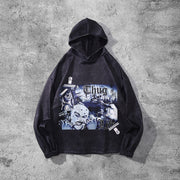 Casual robber provocative hoodie