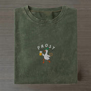Embroidered Goose Prost T-shirt