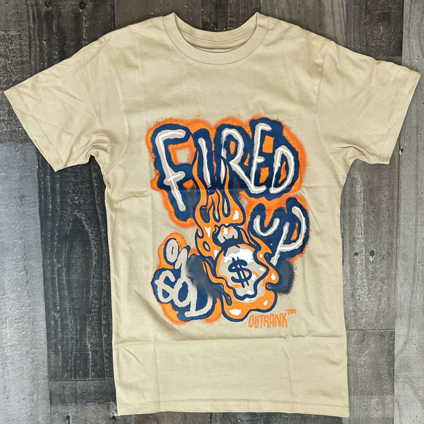 Fashion personality street style short-sleeved T-shirt