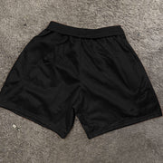 Personalized butterfly retro print mesh track shorts