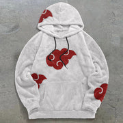 Retro Hip Hop Fashion Street Plush Hoodies