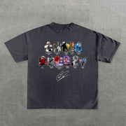 Chris Breezy Print Short Sleeve T-Shirt
