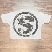 Saint Jesus Print Short Sleeve T-Shirt