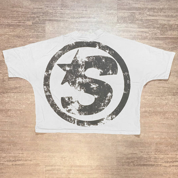 Saint Jesus Print Short Sleeve T-Shirt