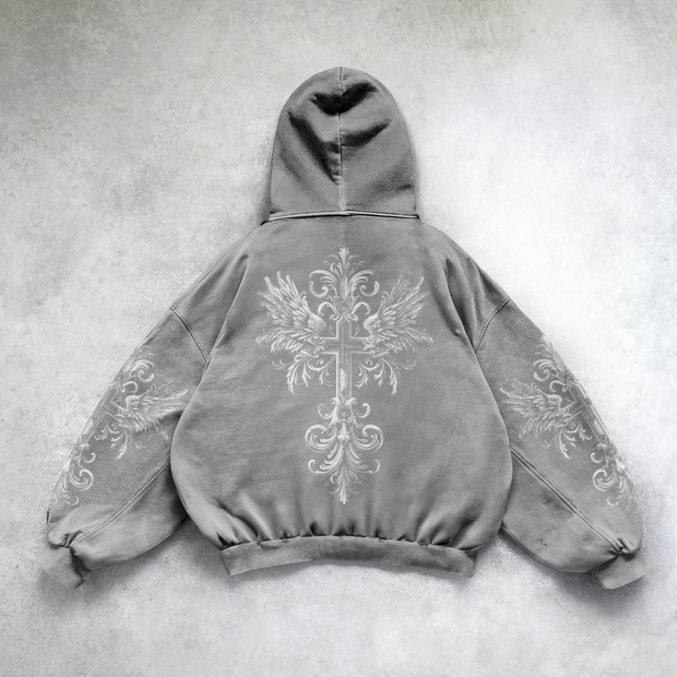 Vintage Angel Oversized Hoodie