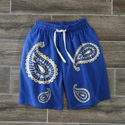 Fashion street retro print shorts