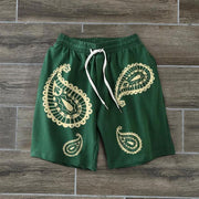 Fashion street retro print shorts
