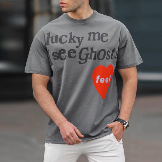 Street fashion casual loose short sleeve T-shirt