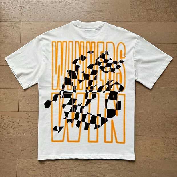 Skull Astronaut Short Sleeve Print T-Shirt