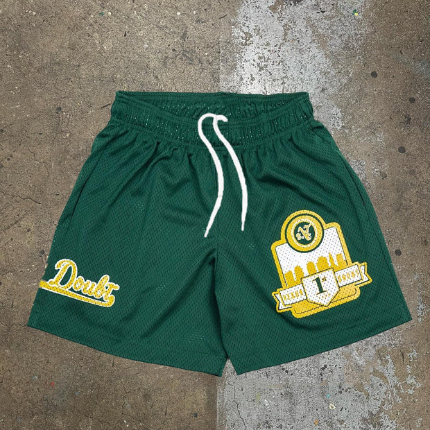 Neaux Doubt First 1 Print Mesh Shorts