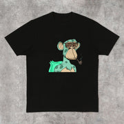 Monkey King Cartoon Character Short Sleeve T-Shirt