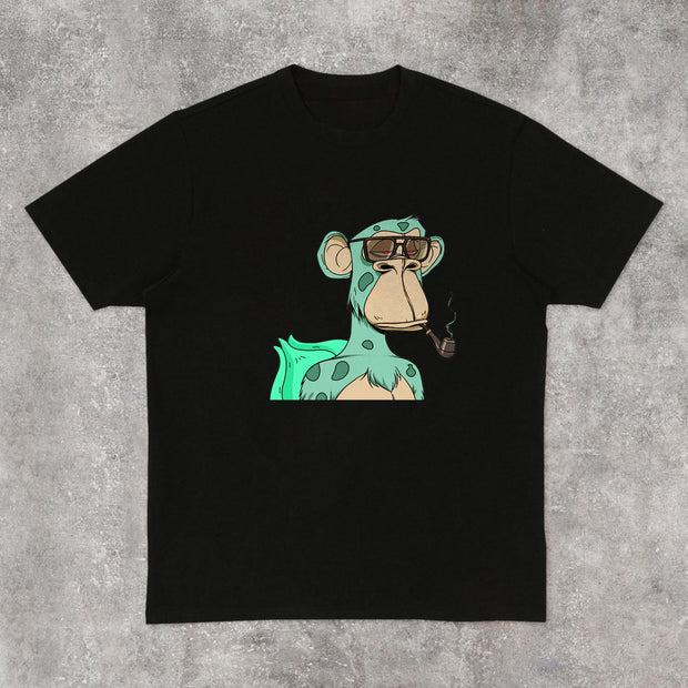 Monkey King Cartoon Character Short Sleeve T-Shirt