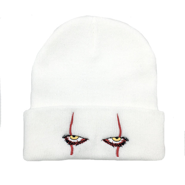 Eye knitted hat warm pullover hip hop hat beanie