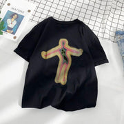 Casual printed short-sleeved T-shirt