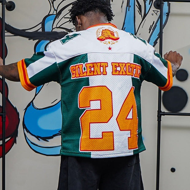 Casual Street Panel Mesh Jersey