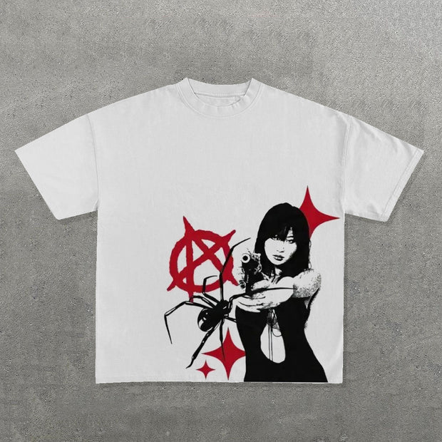 Cold Killer Print Short Sleeve T-Shirt