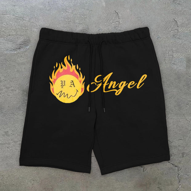 Smiley Fashion Retro Street Hip Hop Shorts