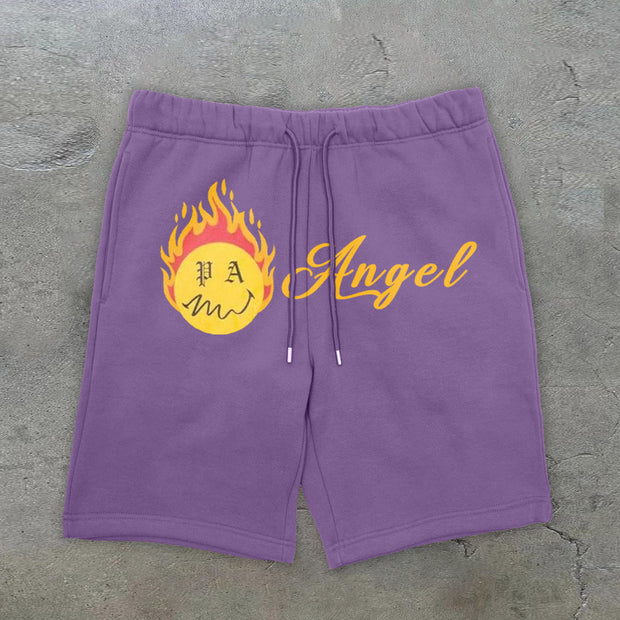 Smiley Fashion Retro Street Hip Hop Shorts