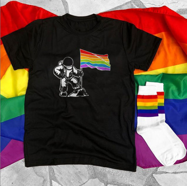 Round neck LGBT T-shirt