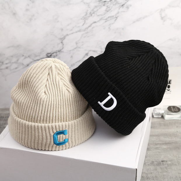 Knitted woolen cap, light board, warm men's and women's ear caps