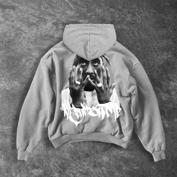 Retro Hip Hop Casual Fashion Hoodie