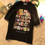 American retro loose all-match half-sleeved street short-sleeved t-shirt