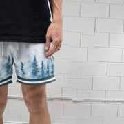 Art Fashion Casual Retro Sports Mesh Shorts