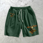 Fashion printed butterfly trend street shorts