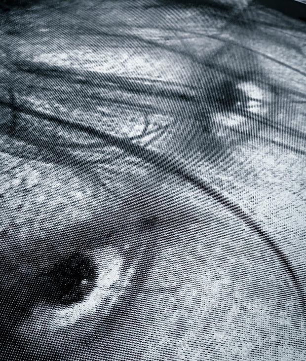 Street black and white portrait print T-shirt