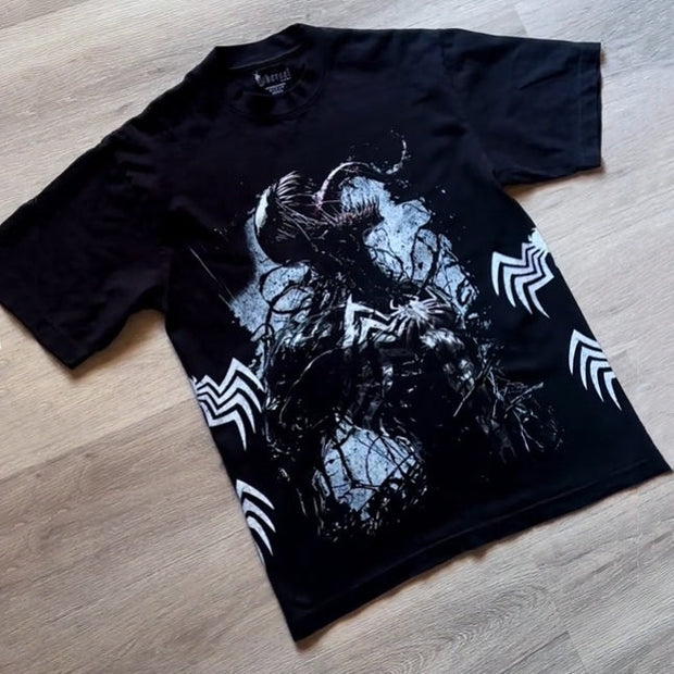 Casual Street Dark Venom Heavy Print T-shirt