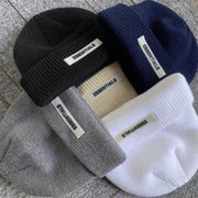 Melon leather hat double thread knitted hat high street couple men and women all-match cold hat