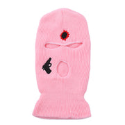 Men's and women's riding ski mask pullover knitted wool cap