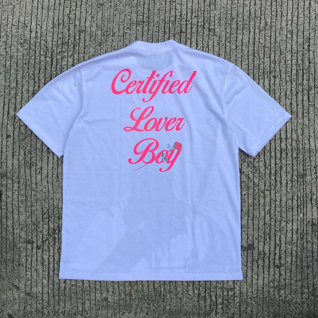 Personalized street style printed T-shirt