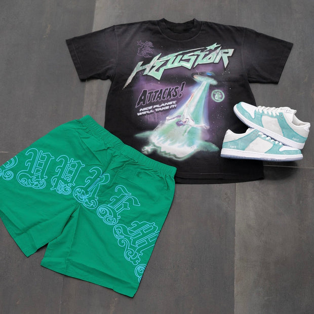 Alien T-shirt and shorts two-piece set