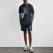 Personalized Indian Chief Print Short Sleeve Suit