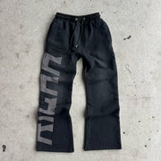Casual letter print trousers