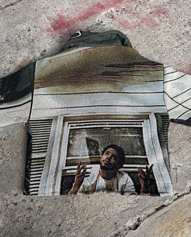 Vintage Singer Tapestry Zip-Up Jacket