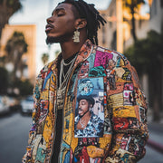 Hip-hop casual street style fashion jacket