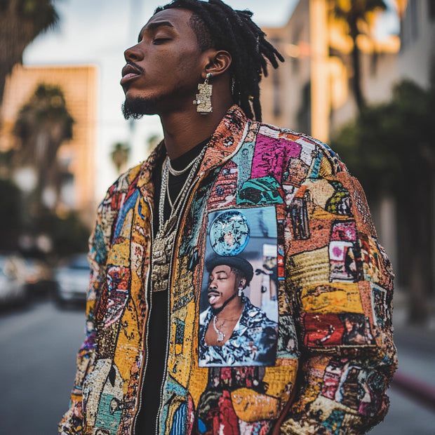 Hip-hop casual street style fashion jacket