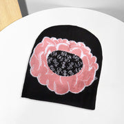 Trendy printed street warm pattern multi-color couple hat