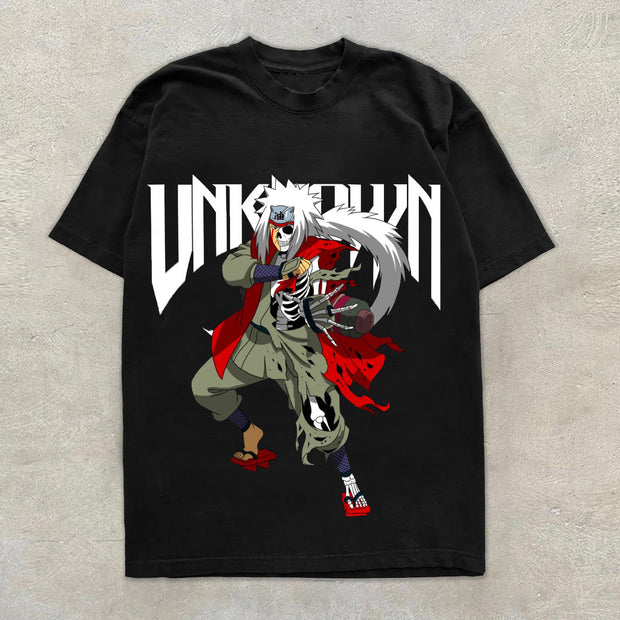 Fashion personality preppy anime short-sleeved T-shirt