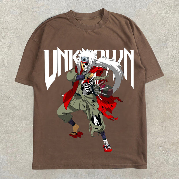 Fashion personality preppy anime short-sleeved T-shirt