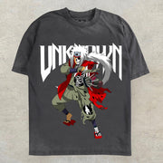 Fashion personality preppy anime short-sleeved T-shirt